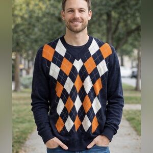 Galvin Green Sweater V Neck size Medium Men